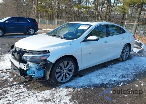 2016 Chevrolet Malibu Premier z USA, uszkodzony, nr VIN 1G1ZH5SX6GF319054